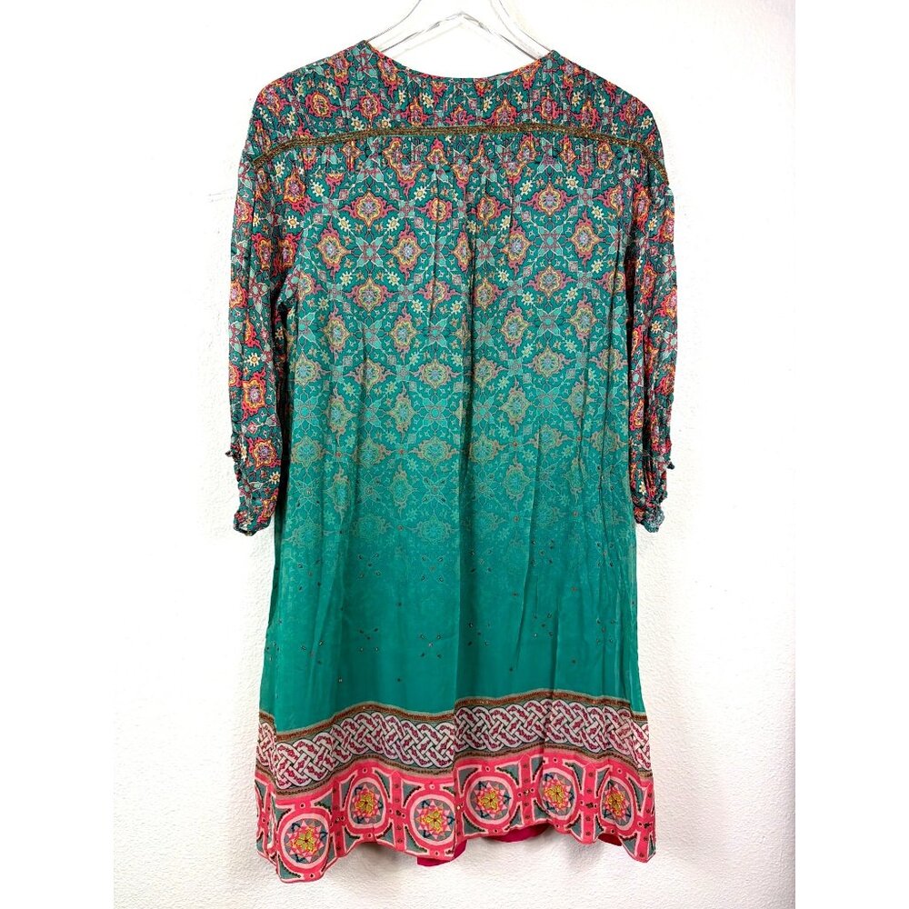 Tanvi Kedia Bohemian Tassel Tunic Dress Festival Western Size S - Picture 4 of 16